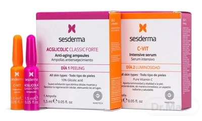 sesderma FLASH EFEKT ACGLICOLIC + C-VIT sérum