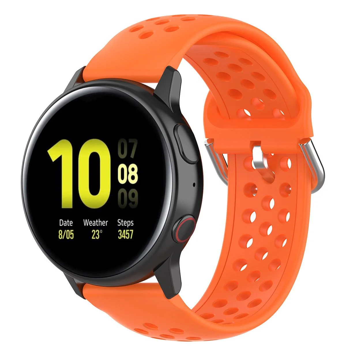 BStrap Silicone Dots remienok na Garmin Vivoactive 5 orange