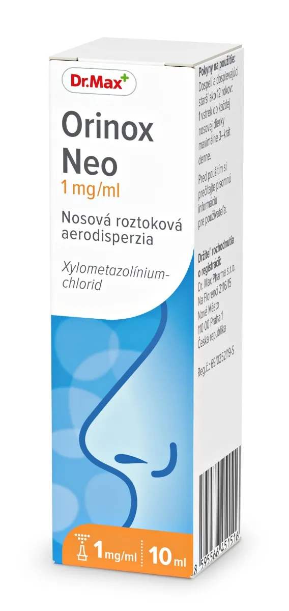 Dr. Max Orinox Neo 1 mg/ml 1×10 ml, nosový roztok