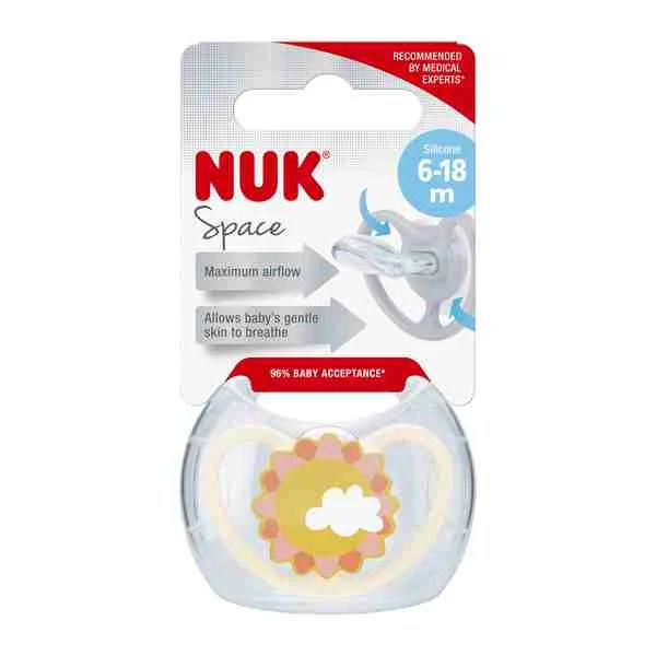 NUK Cumlík Space 6-18m BOX 1×1 ks, cumlík