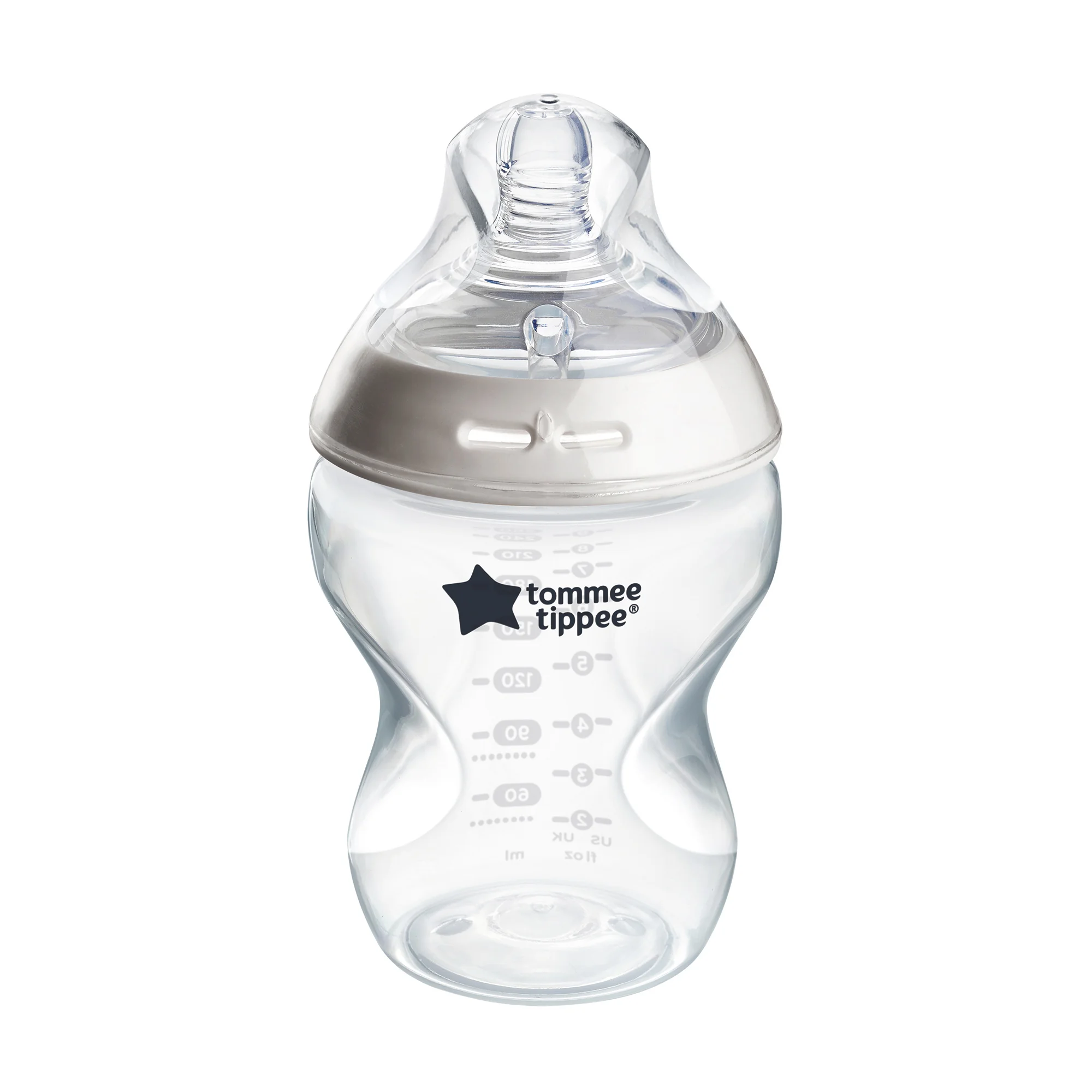 Tommee Tippee Natural Start Samosterilizačná Dojčenská Fľaša s ANTI-COLIC cumlíkom, Pomalý Prietok 260 ml, 0m+