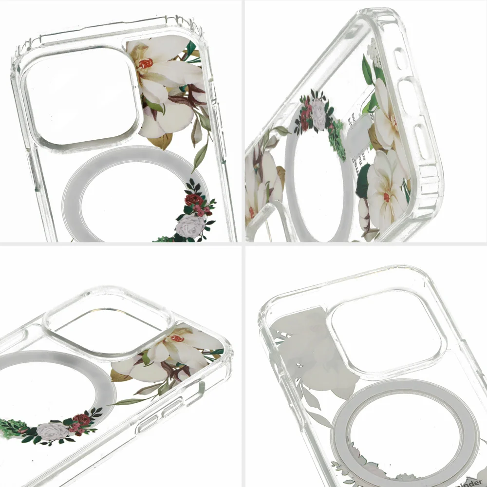 MG Flower MagSafe kryt na iPhone 12 Pro, white flower 