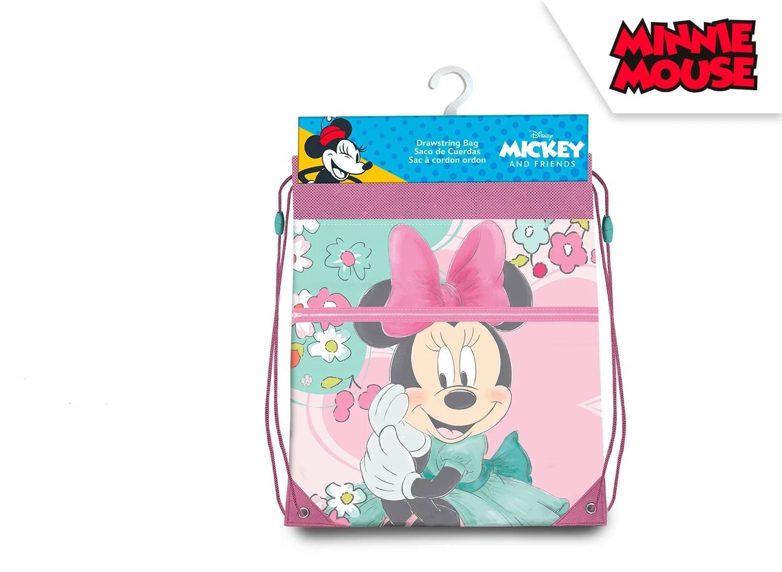 Kids Euroswan Vrecko na prezúvky - Minnie Mouse, 41cm