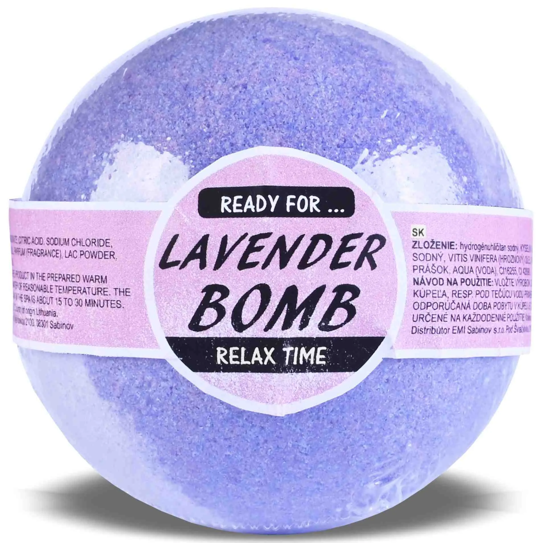 EMI Bomba do kúpeľa Lavender 120 g 1×1 ks, bomba do kúpeľa