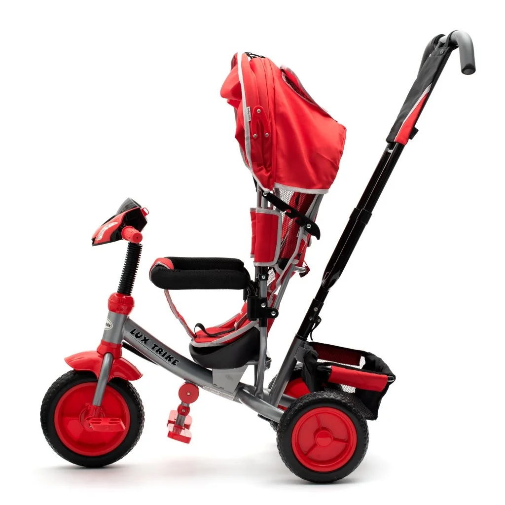 Detská trojkolka so svetlami Baby Mix Lux Trike červená , 20C45765 