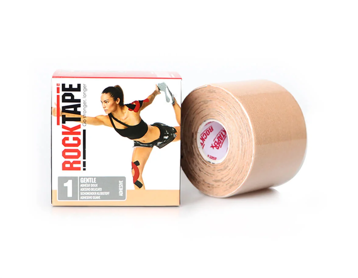 RockTape pre citlivú pokožku 5cm x 5m hnedá