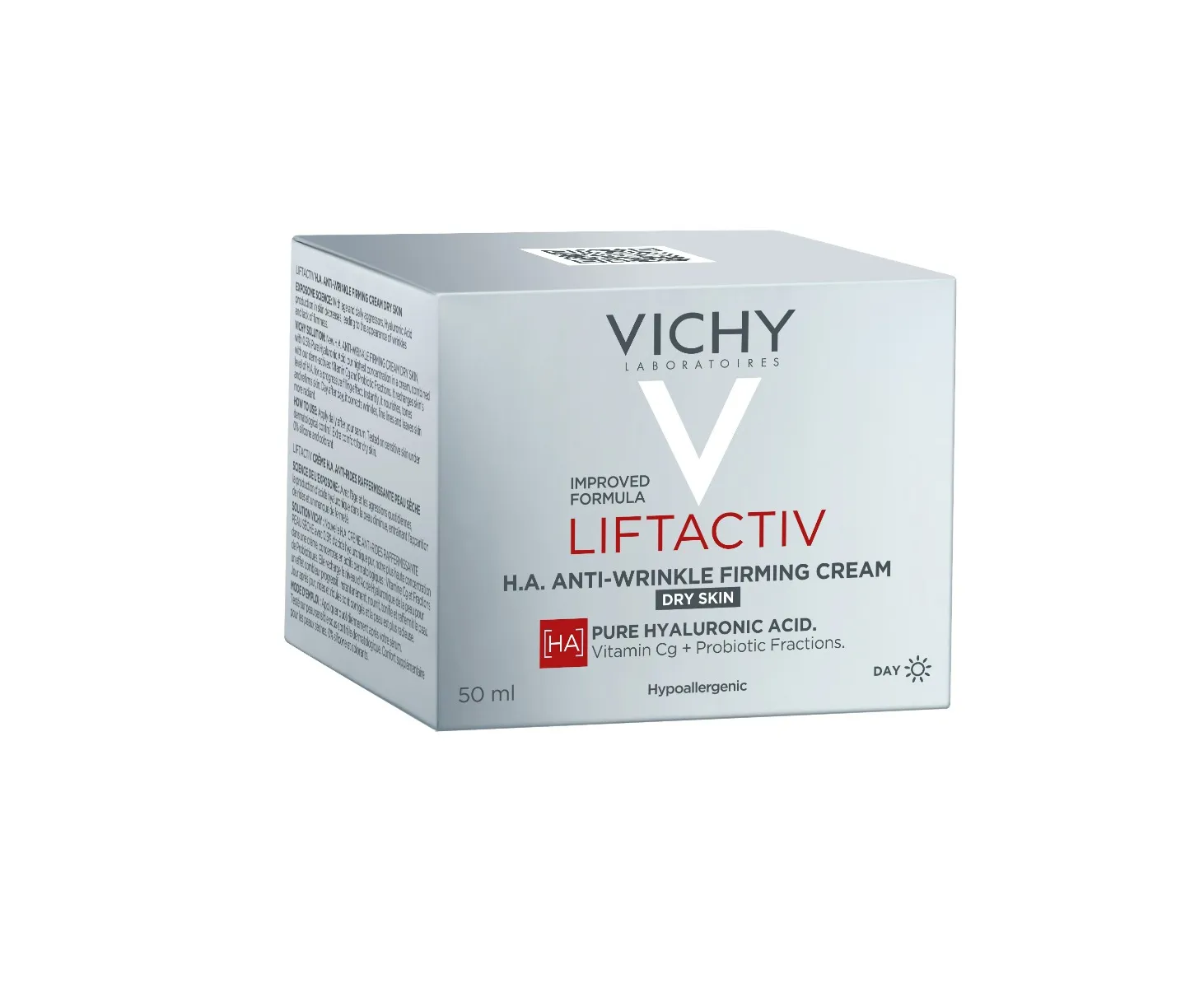 Vichy Liftactiv H.A. spevňujúci krém proti vraskám pre suchú pleť 1×50 ml, krém
