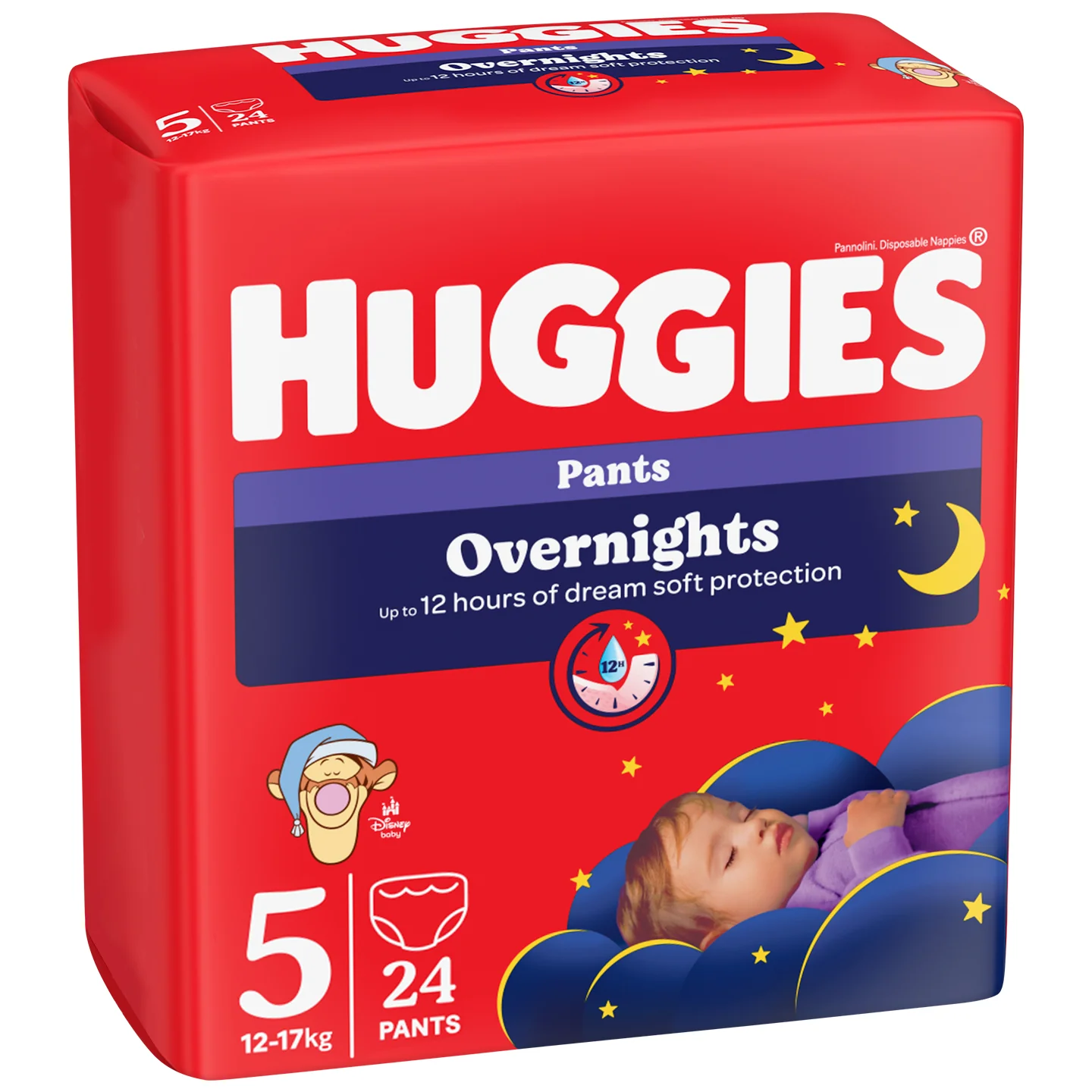 HUGGIES Overnights Pants 5 1×24 ks, jednorazové plienkové nohavičky