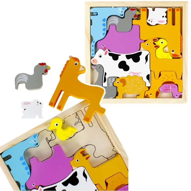 Puzzle skladačka Zvieratká , 6EU500640 