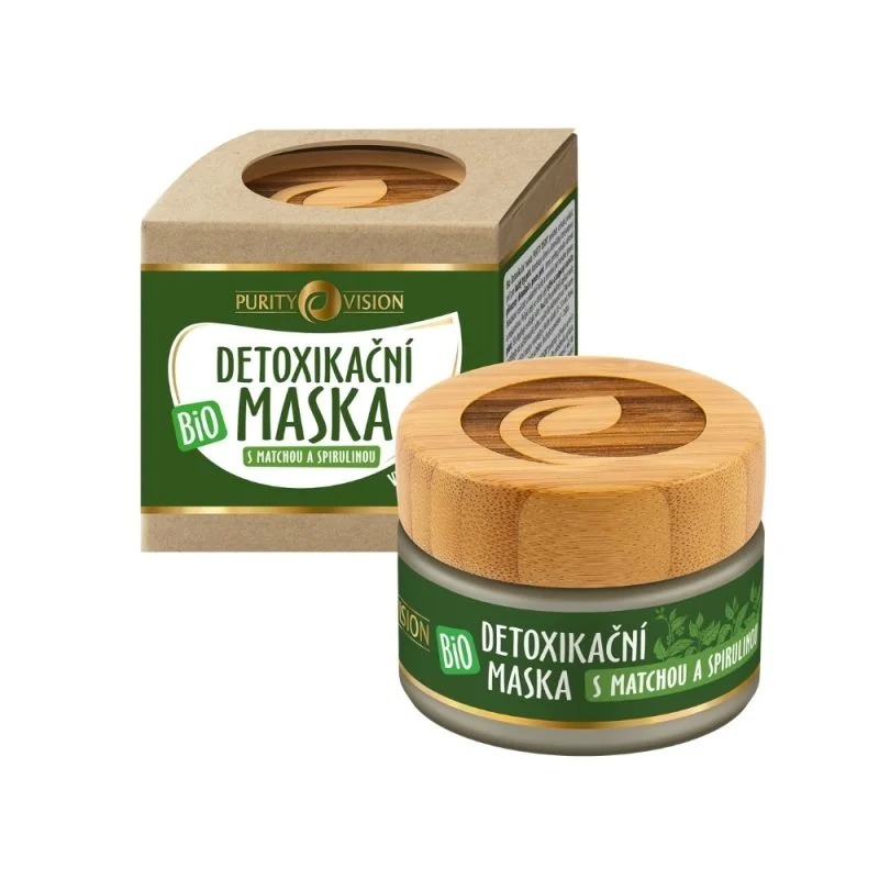 Purity Vision Bio Detox Maska ​Matcha Spirul 40ml