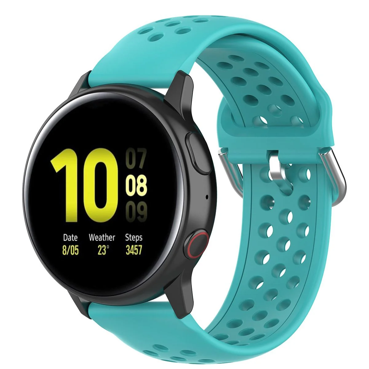 BStrap Silicone Dots remienok na Garmin Vivoactive 3 teal