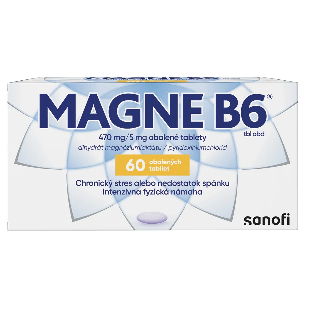 Magne B6 470 mg/5 mg 60 tabliet 1×60 tbl, liek