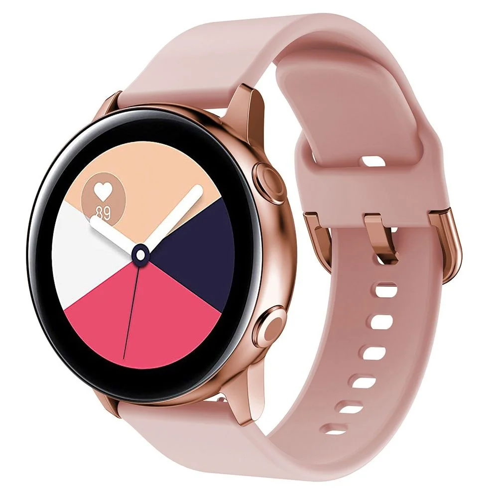 BStrap Silicone V2 remienok na Garmin Vivoactive 3 sand pink