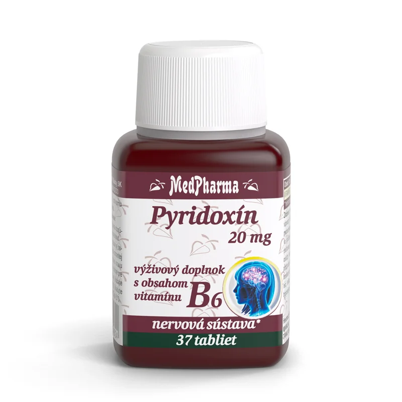 MedPharma PYRIDOXÍN 20 mg  (vitamín B6)