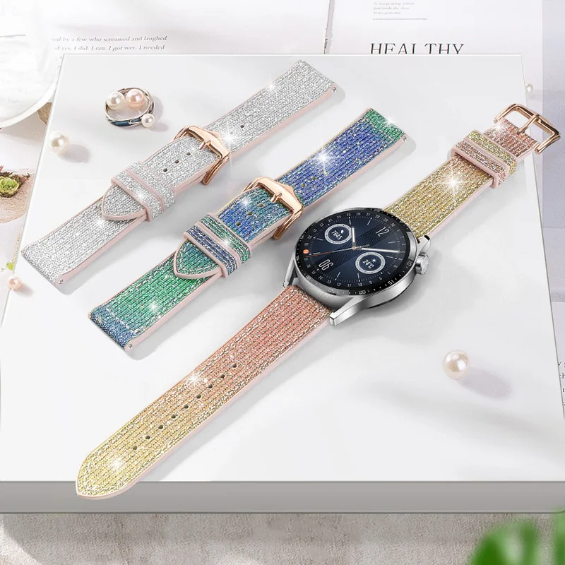 BStrap Glitter remienok na Samsung Galaxy Watch 42mm silver