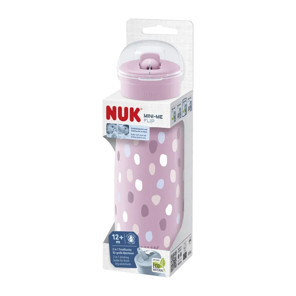 NUK flaša Mini-Me Flip 450 ml (12+ m.) 1×1 ks, fľaša s náustkom