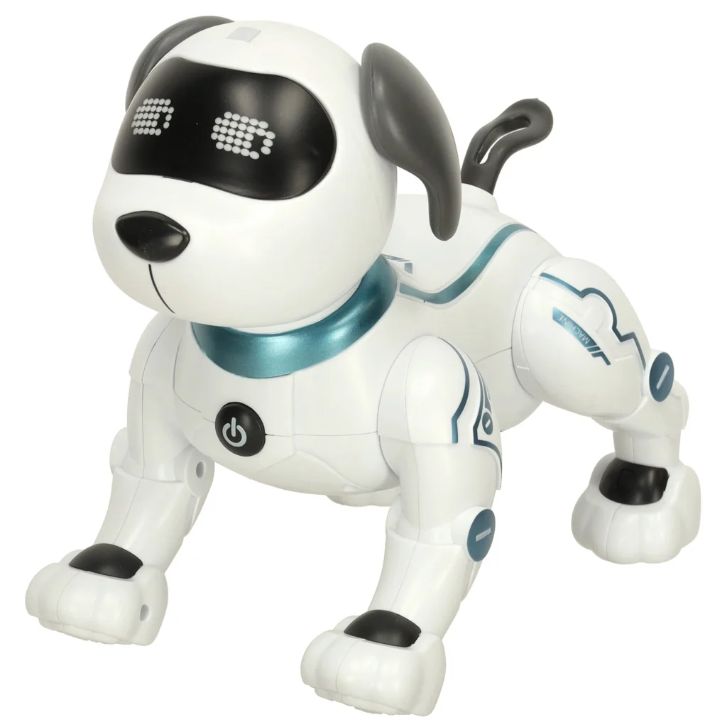 LIVEFY Interactive Dog psí robot na diaľkové ovládanie, biely 