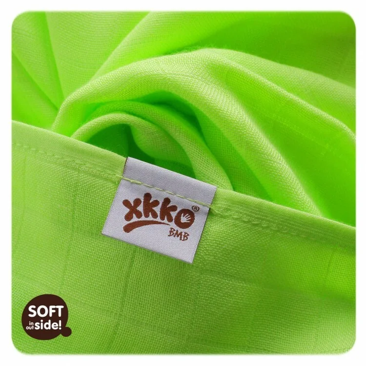 XKKO BMB Bambusová plienka Colours 70x70 - MIX Lime, Lemon, Orange ( 3ks) 1×1 ks