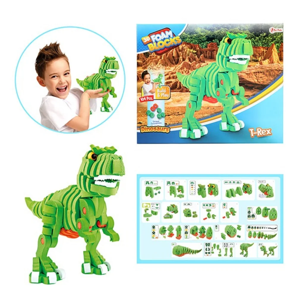 3D puzzle dinosaurus-Toi Toys