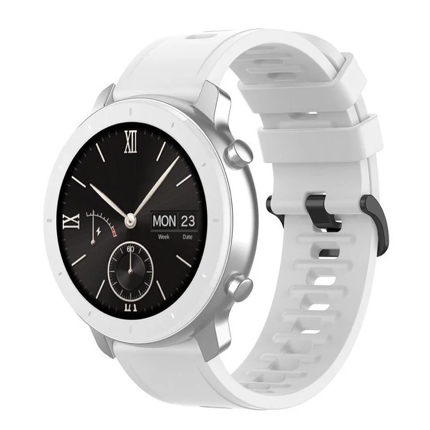 BStrap Silicone V3 remienok na Huawei Watch GT2 42mm white