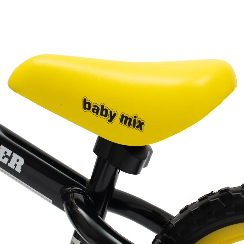 Detský balančný bicykel Baby Mix Traveller čierny , 20C56303 