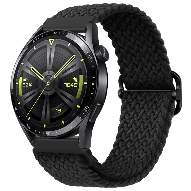 BStrap Elastic Nylon remienok na Huawei Watch GT3 46mm black