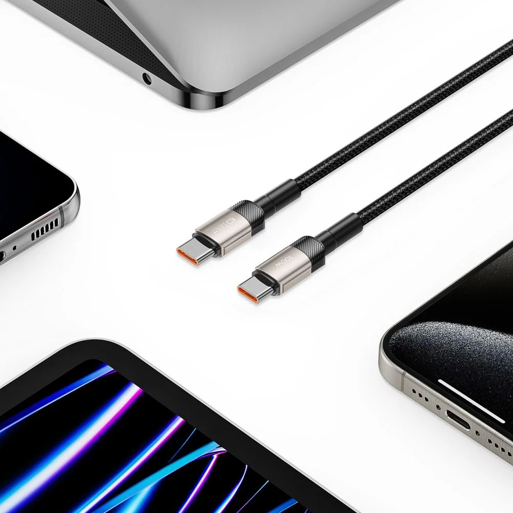 Tech-Protect Ultraboost Evo kábel USB-C / USB-C PD 100W 5A 2m, titaniu m