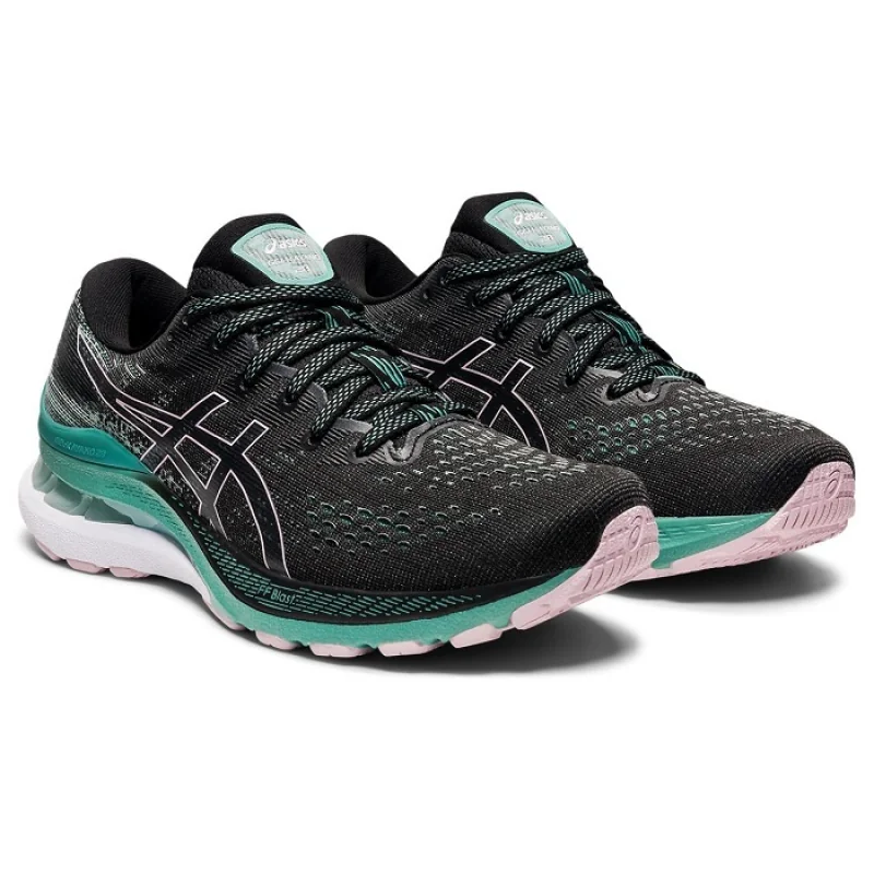 Asics Gel Kayano 28 W Dámske Bežecké Tenisky, čierna, ružová, šalvia, veľ. 39 70736-39