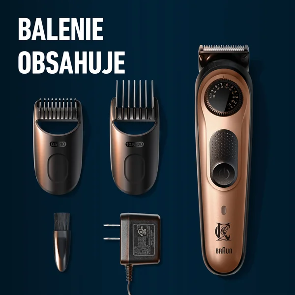 Gillette King C. Zastrihávač Brady pre Mužov PRO 1×1 ks, zastrihávač brady