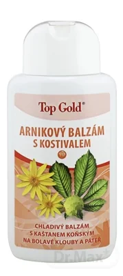 TOP GOLD Arnikový balzam s kostihojom