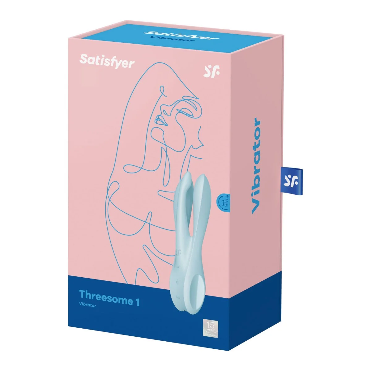 SATISFYER Threesome - prikladací vibrátor na klitoris 