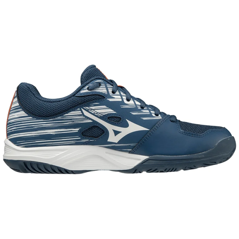 Mizuno Wave Stealth Star JR. Detská volejbalová/hádzanárska obuv, navy/biela, veľ. 36,5 