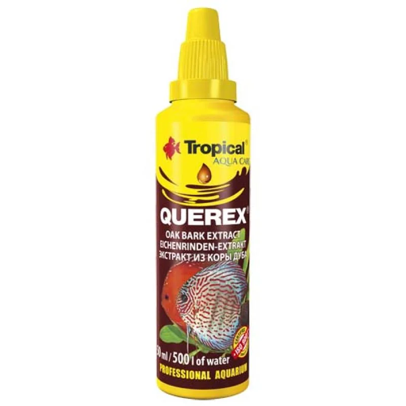 TROPICAL Querex 50ml na 500l prípravok na úpravu vody z extraktu z dubovej kôry