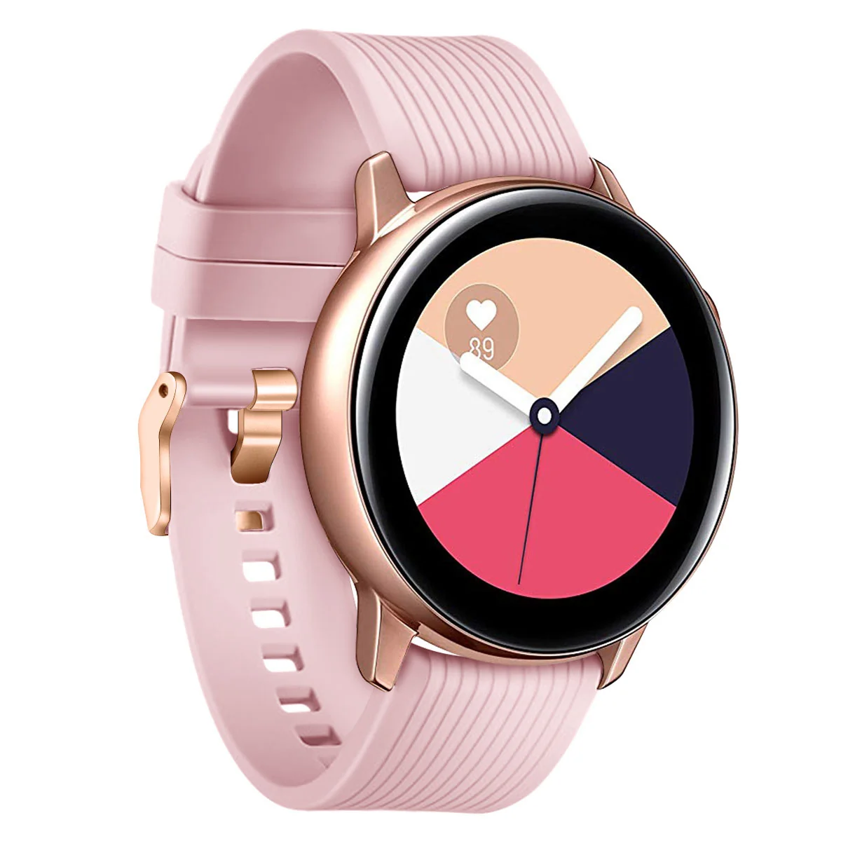 BStrap Silicone Line (Large) remienok na Garmin Vivoactive 5 pink