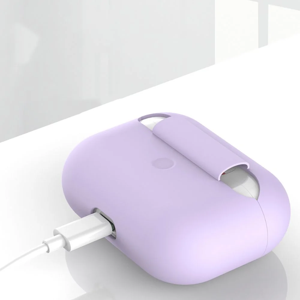 Tech-Protect Icon puzdro na Apple Airpods Pro 1/2, fialové 