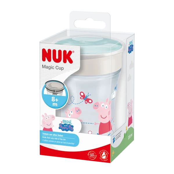 NUK hrnček Magic Cup Peppa Pig 1×1 ks, hrnček