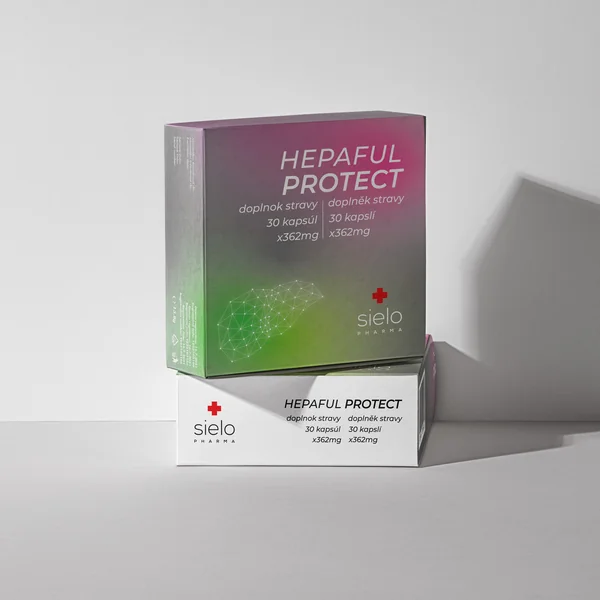 SIELO Hepafulprotect ( Articok 100mg, Ostropestrec mariansky 100mg, Červené brusnice 100mg, Červený koreň 50mg)