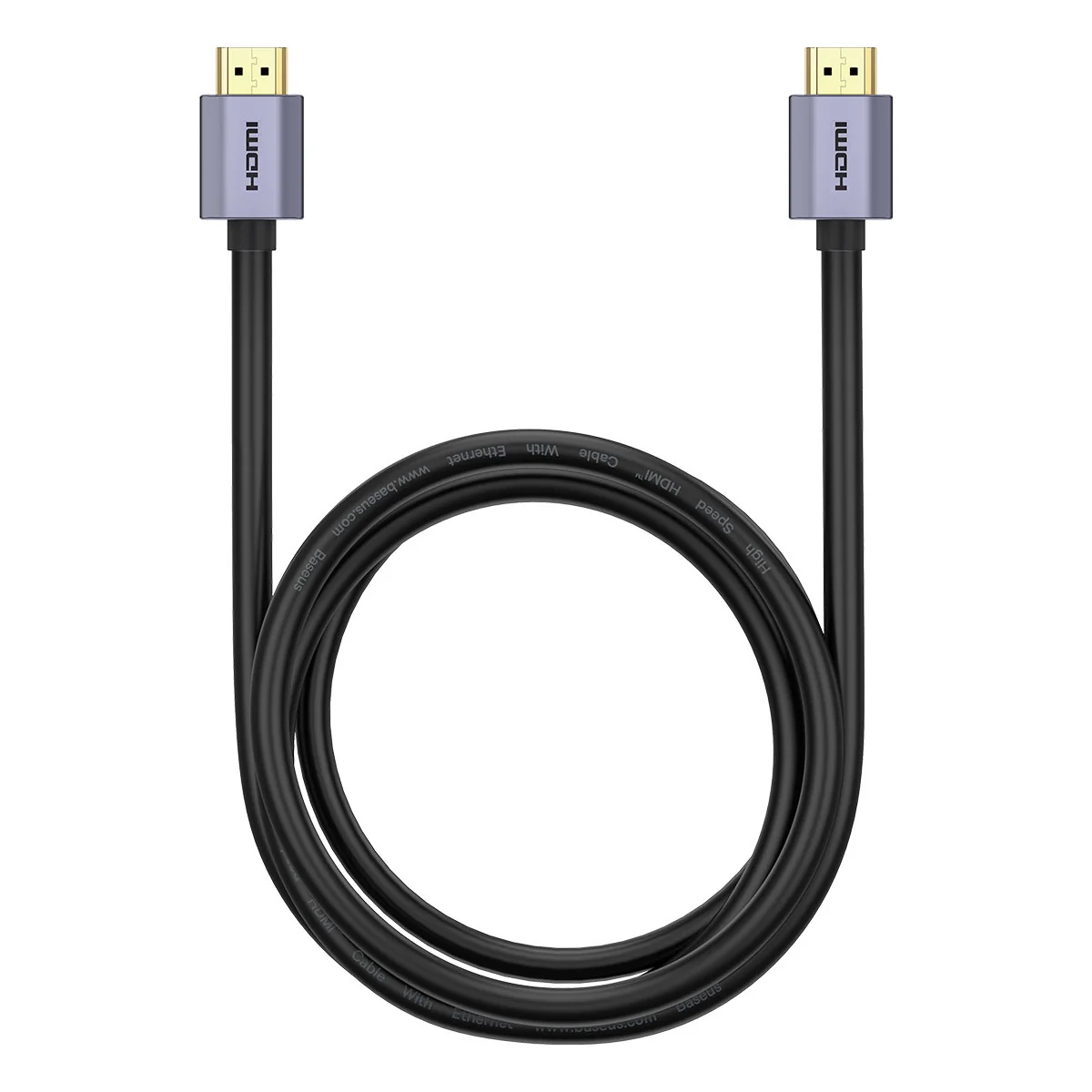 Baseus High Definition kábel HDMI 2.0 4K 2m, čierny 