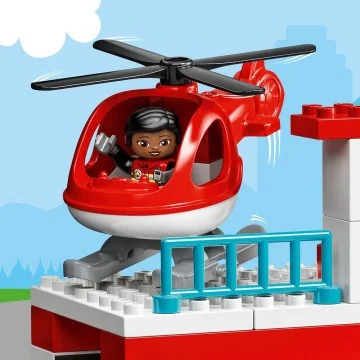 LEGO® DUPLO® 10970 Hasičská stanica a helikoptéra 1×1 ks, lego stavebnica