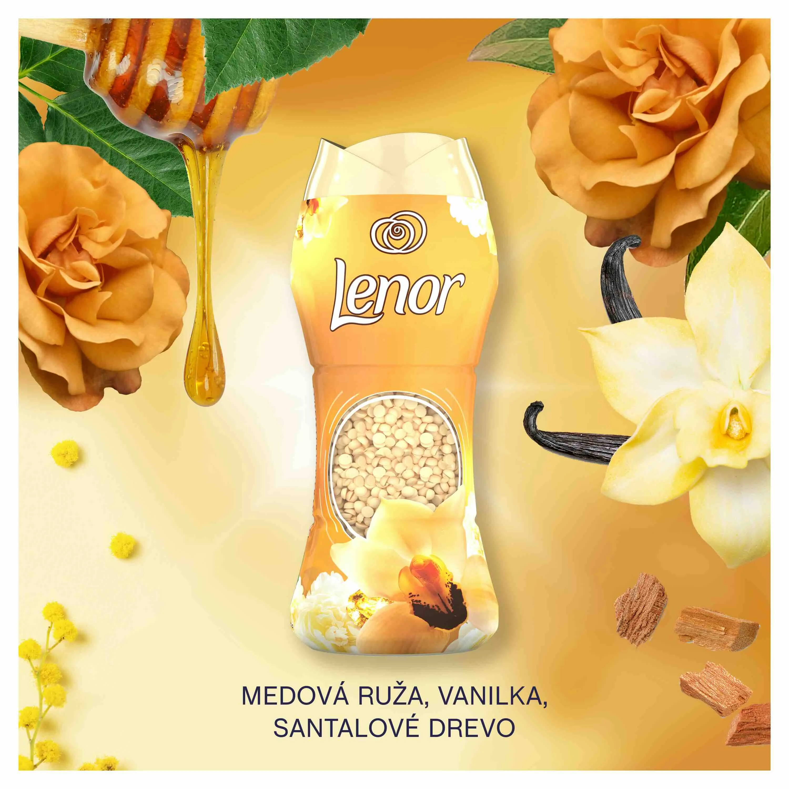 Lenor Beads 2 x 140g Gold orchid 1×140 g, vonné perličky do prania