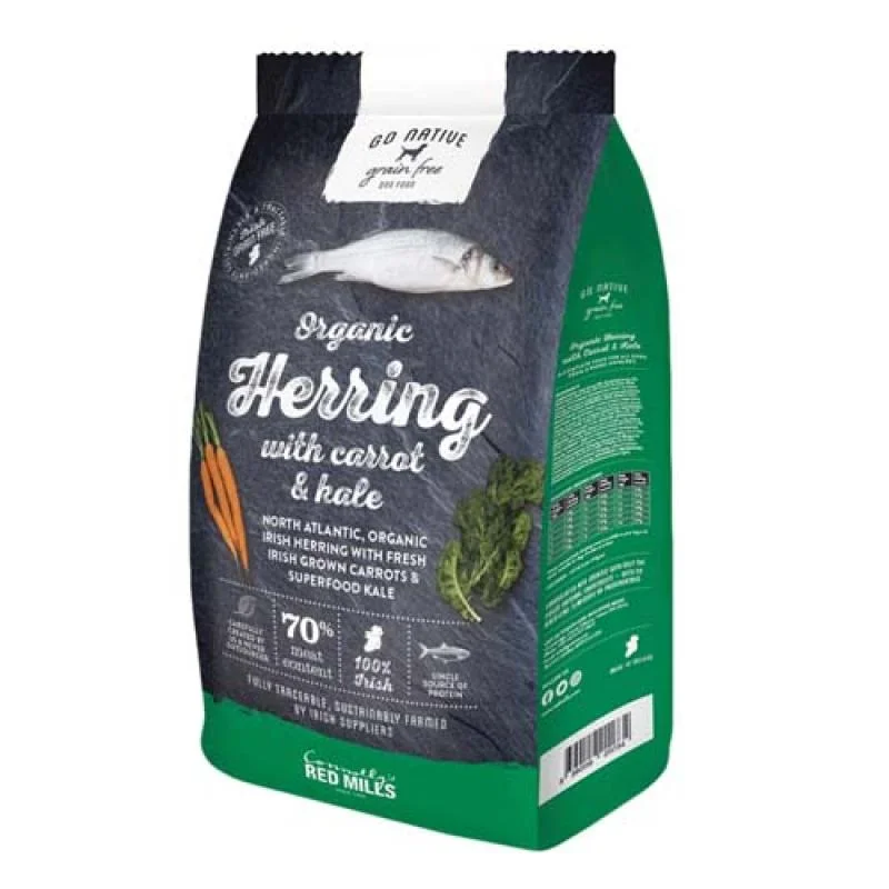 GO NATIVE Herring with Carrot and Kale 4kg obsahuje až 70% mäsa zo sleďa 