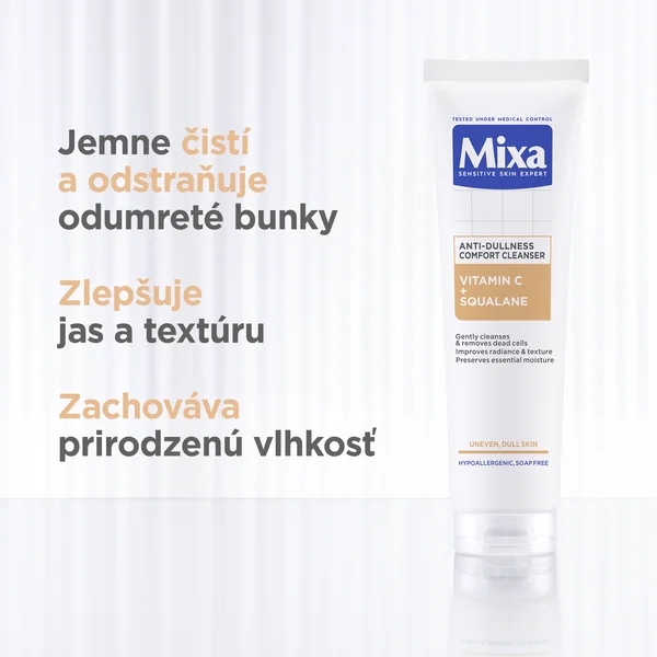 Mixa čistiaci gél na mdlú pleť 1×150 ml, čistiaci gél