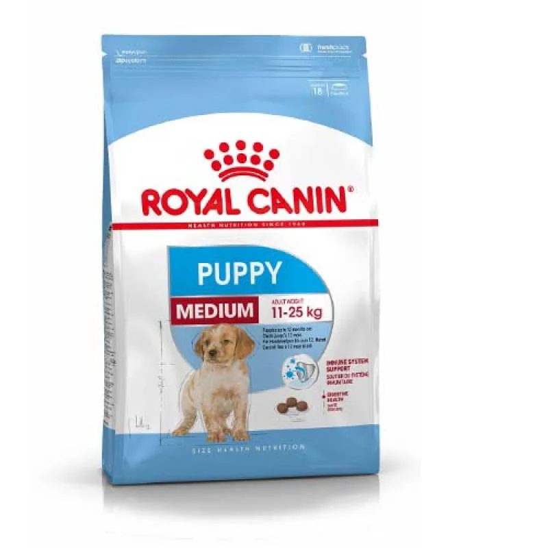 ROYAL CANIN SHN MEDIUM PUPPY  4kg -granule pre šteňatá stredných plemien