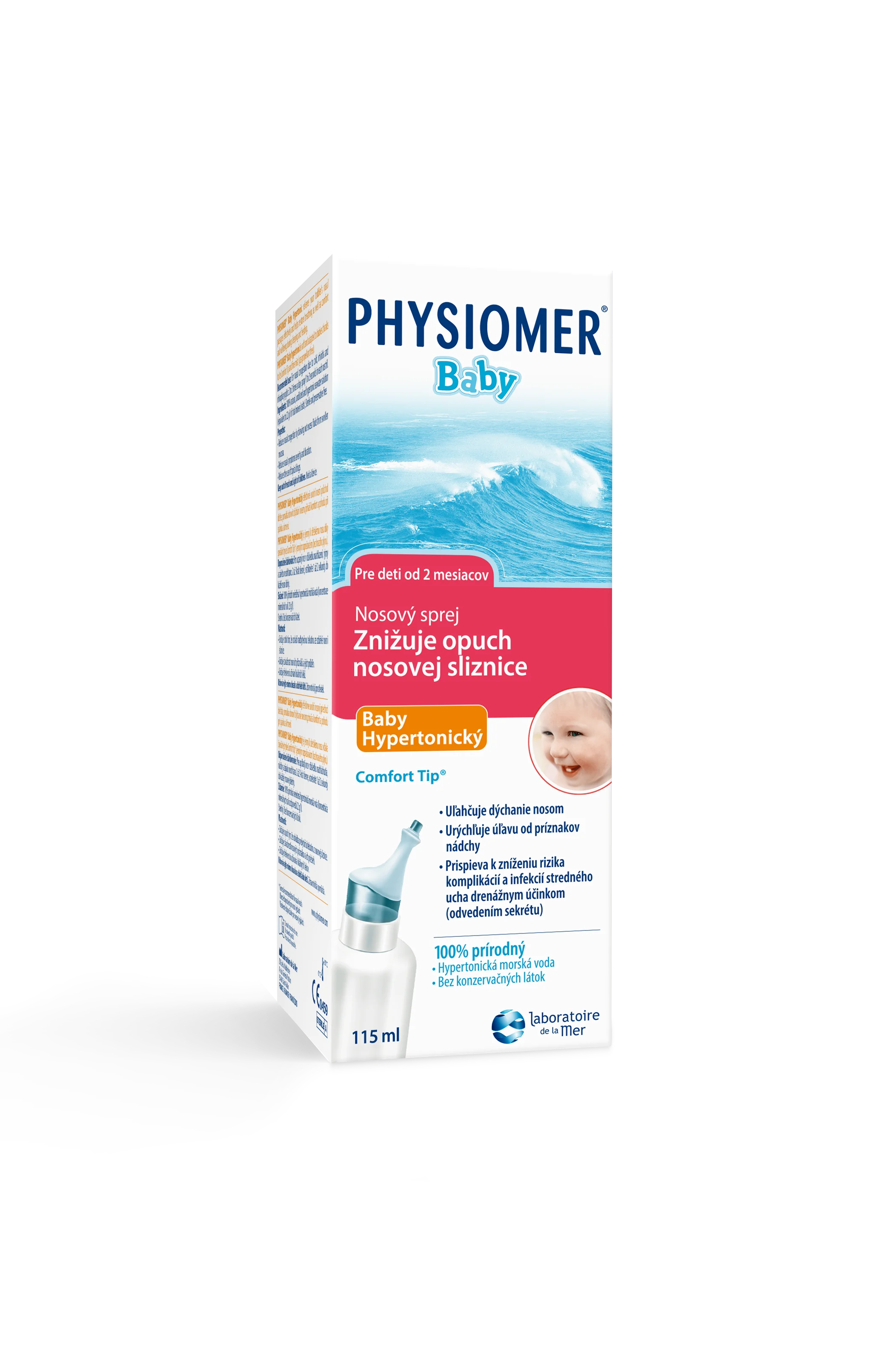 PHYSIOMER Baby hypertonický 1×115 ml, nosný sprej