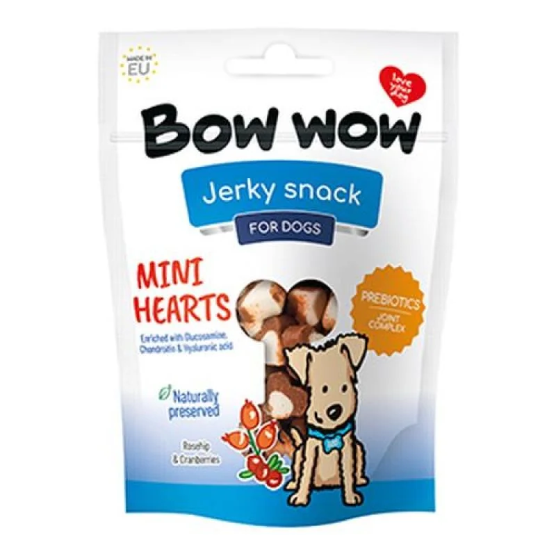 BOW WOW Mini srdiečka 80g 