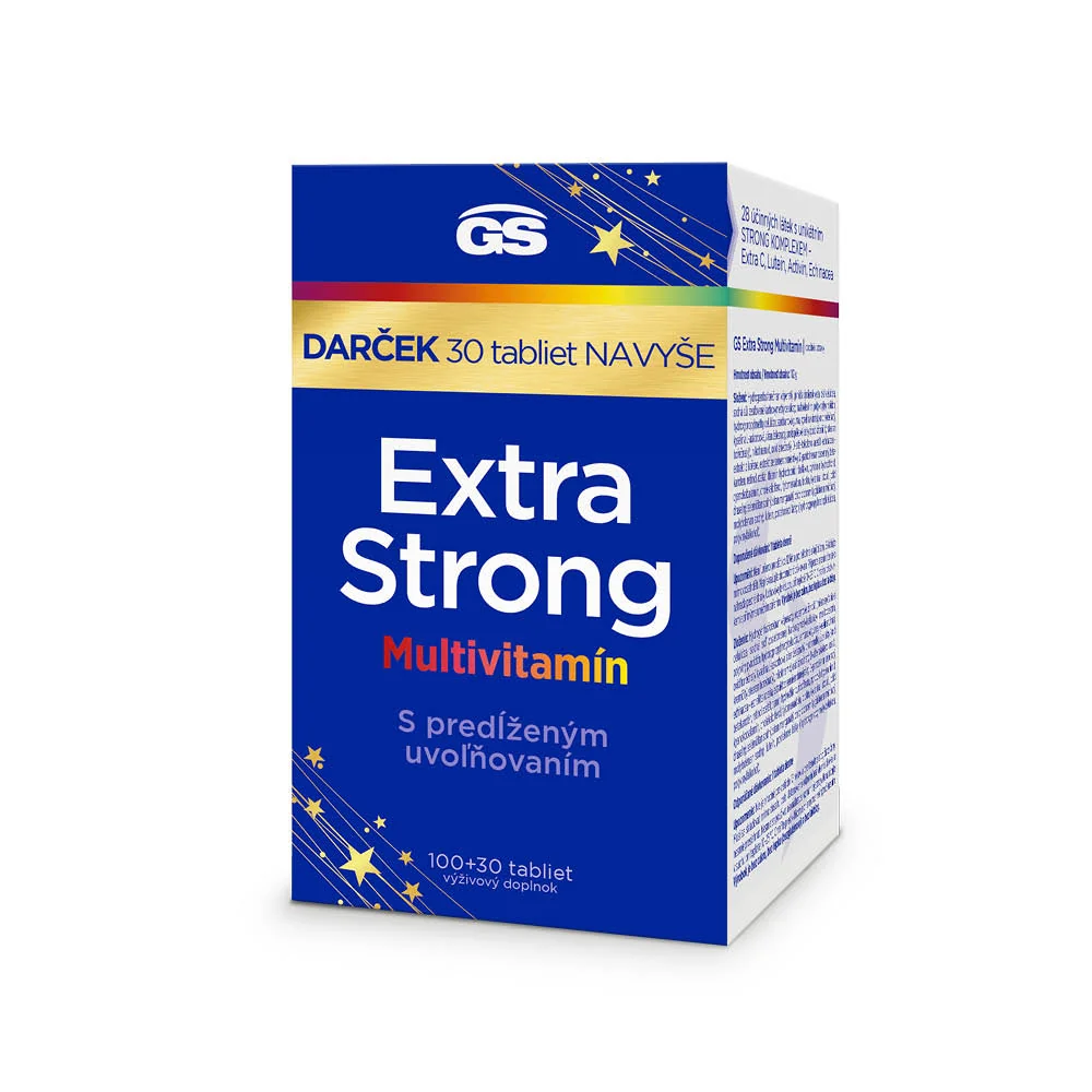 GS Extra Strong Multivitamín 1×130 tbl, výživový doplnok