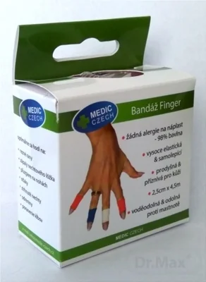 MEDIC Bandáž Finger Červená