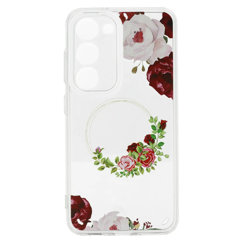 MG Flower kryt na Samsung Galaxy A25 5G / A24 4G, red flower 