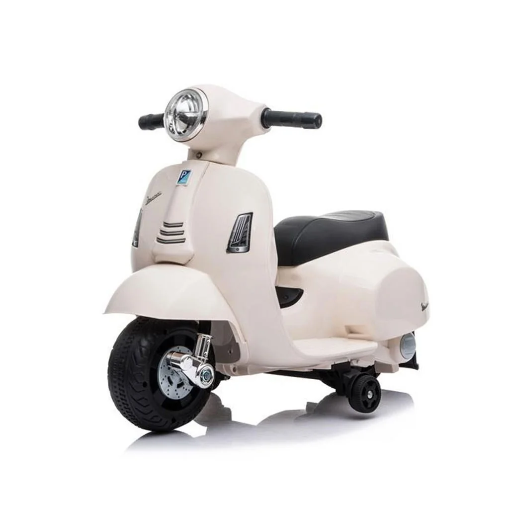 Detská elektrická motorka Baby Mix Vespa biela , 20C55729