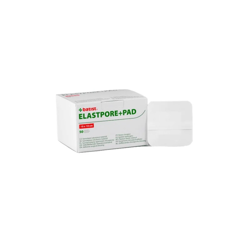 Elastpore + PAD Sterilné krytie na rany - 10 cm x 30 cm (25 ks) 